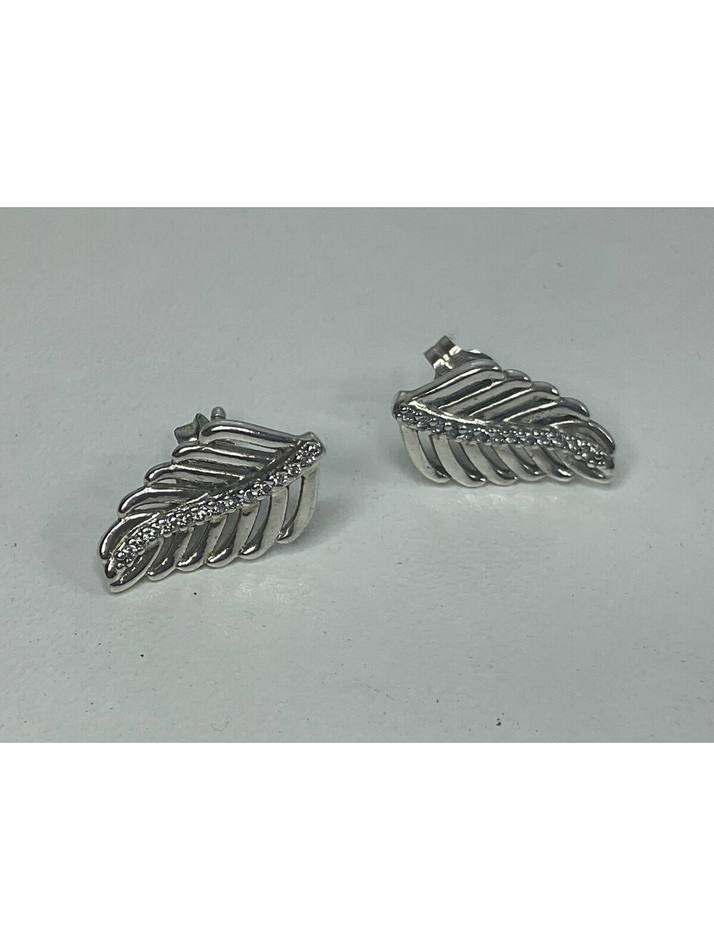Pandora Light As A Feather Stud Earrings Retired